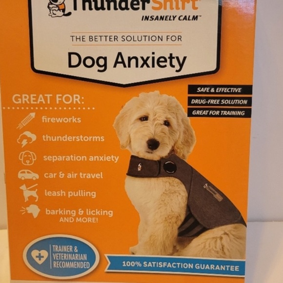 ThunderShirt Dogs Vest XL Calming Fireworks Travel Separation Anxiety NWOT - Picture 4 of 16